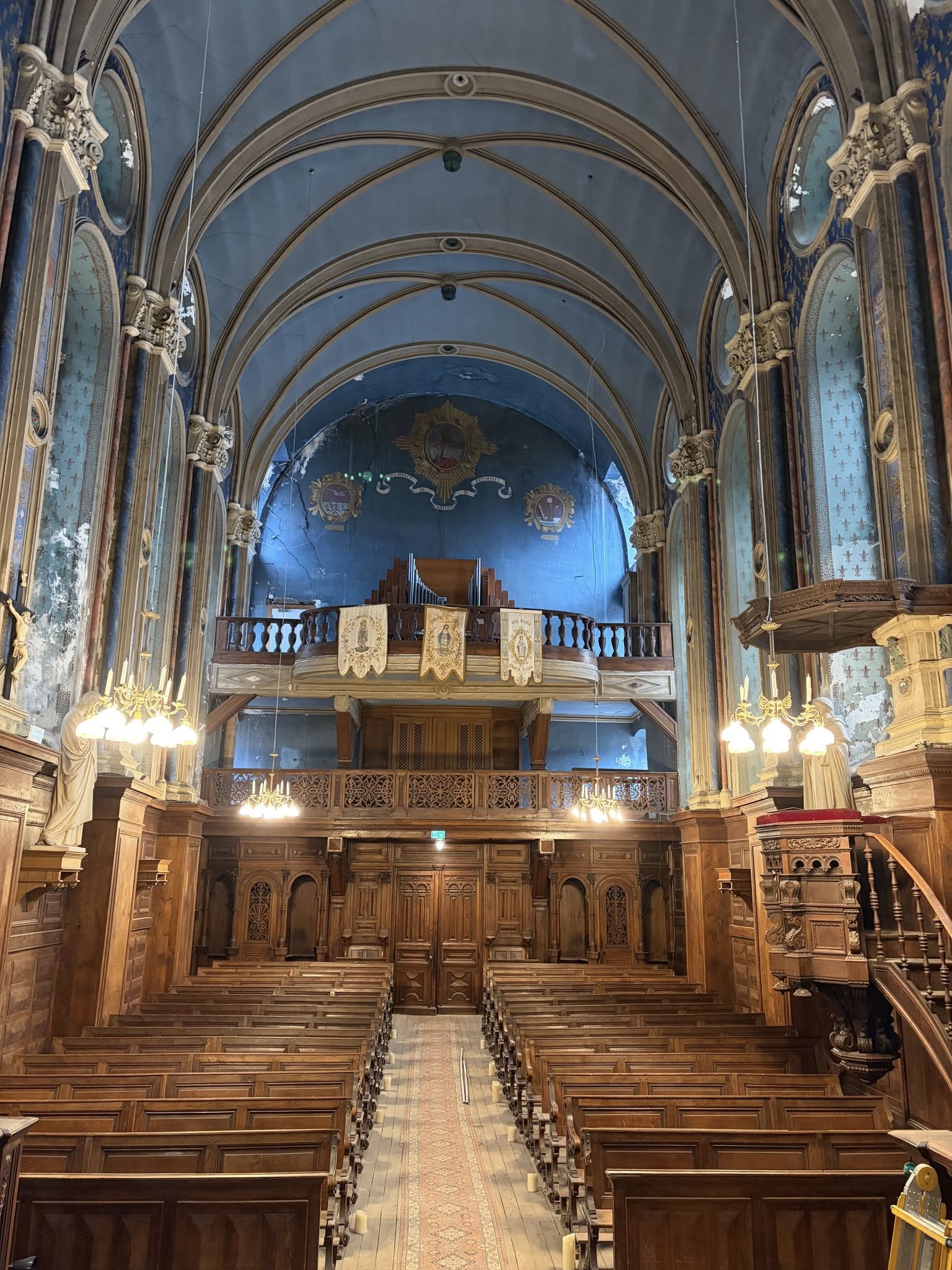 éclairage chapelle abbaye luxeuil